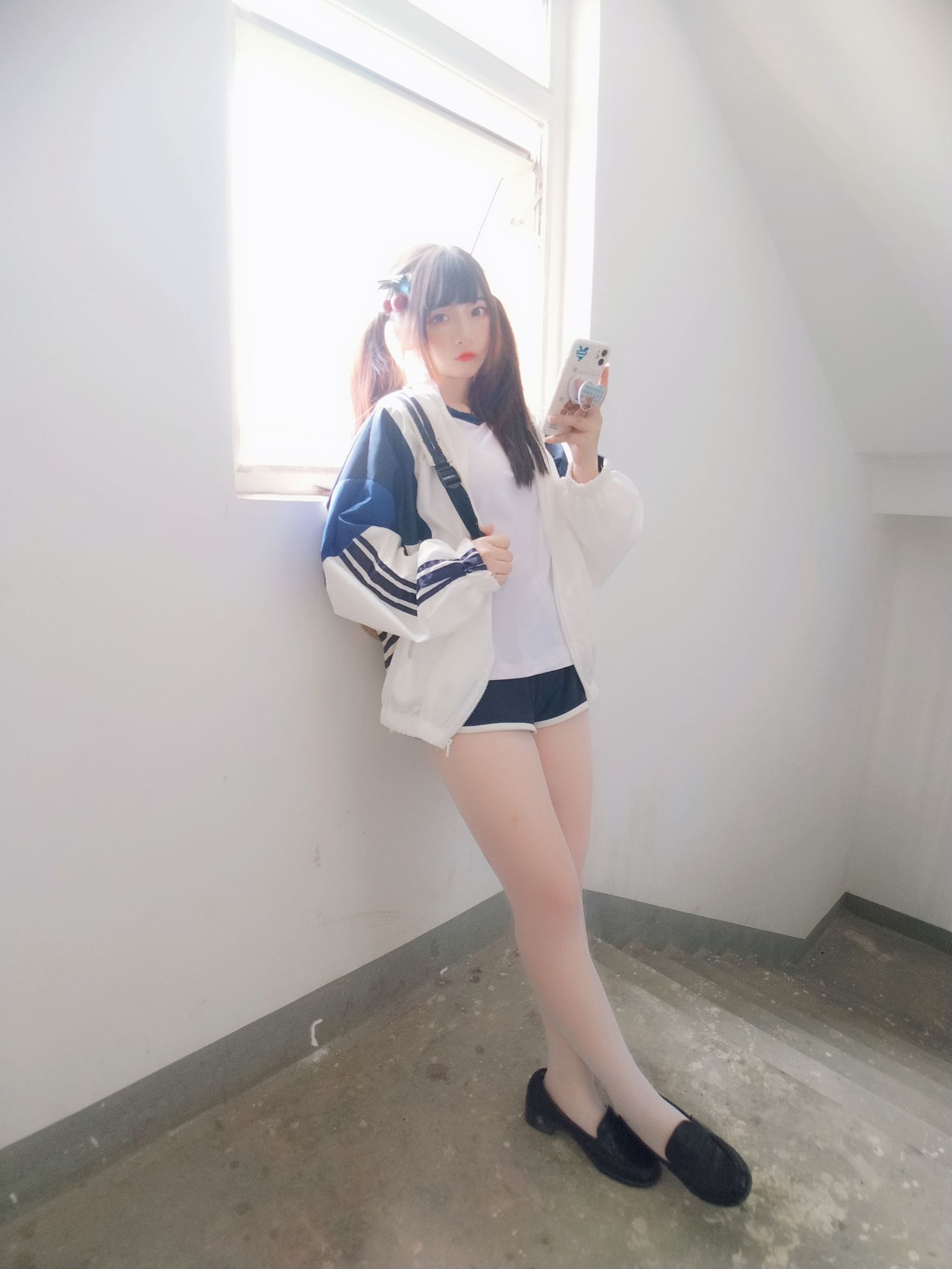 [COS福利]二次元美女古川kagura白丝体操运动服插图7